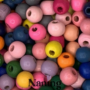 Festett fagyöngy mix � 10mm � élénk színválogatás - 150db/csomag - 50gramm - 7ft/db - kellékek & szerszámok - gyöngyfűzés kellékek - egyéb alkatrész - Meska.hu