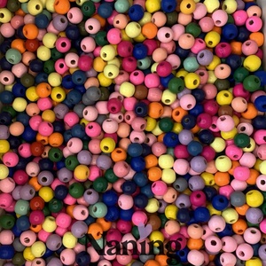 Festett fagyöngy mix � 5mm � élénk színválogatás - 750db/csomag - 50gramm - 1,30ft/db - kellékek & szerszámok - gyöngyfűzés kellékek - egyéb alkatrész - Meska.hu