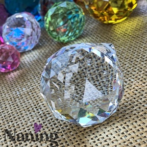 Szivárványkristály � napfogó � 40mm � fehér - Meska.hu