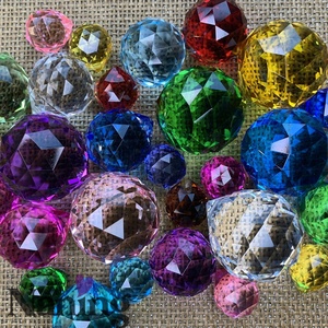 Szivárványkristály � napfogó � 40mm � fehér - kellékek & szerszámok - dekorációs kellékek - egyéb kellékek - Meska.hu