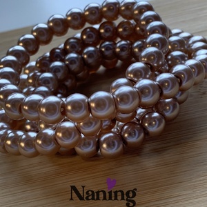 Teklagyöngy füzér � 8mm - 80cm - kb: 110db  - kellékek & szerszámok - dekorációs kellékek - gyöngyfüzér - Meska.hu