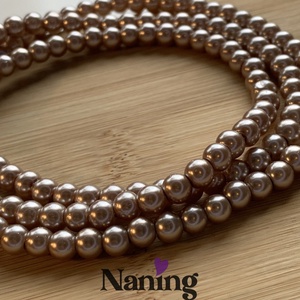 Teklagyöngy füzér � 6mm - 80cm - kb: 145db  - kellékek & szerszámok - dekorációs kellékek - gyöngyfüzér - Meska.hu