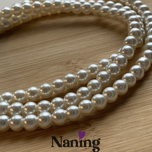 Teklagyöngy füzér � 6mm - 80cm - kb: 145db  - kellékek & szerszámok - dekorációs kellékek - gyöngyfüzér - Meska.hu