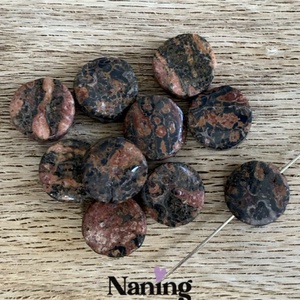 Leopárd jáspis gyöngy - fúrt - 6x16mm - 10db, Otthon & Életmód, Dekoráció, Spiritualitás, Ásványok, , MESKA