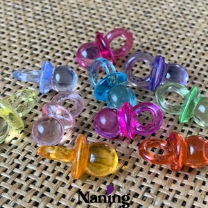 20db cumi � fűzhető/akasztható - 20mm � telt/átlátszó -  vegyes színek - Meska.hu