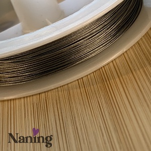 10 méter acélsodrony � gyöngyfűzéshez - kellékek & szerszámok - gyöngyfűzés kellékek - drót - Meska.hu