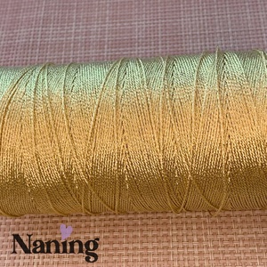 20 méter selyemzsinór - arany - 0,6mm  (30ft/m), Kellékek & szerszámok, Rövidáru, Fonal, cérna, Kevert fonal, , MESKA