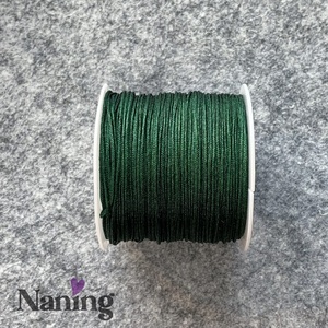 10 méter selyem ékszerzsinór - dinnyezöld - 0,8mm  (50ft/m), Kellékek & szerszámok, Rövidáru, Fonal, cérna, Kevert fonal, , MESKA