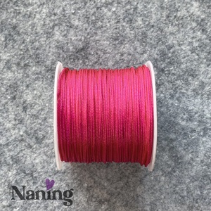 10 méter selyem ékszerzsinór - magenta - 0,8mm  (50ft/m), Kellékek & szerszámok, Rövidáru, Fonal, cérna, Kevert fonal, , MESKA