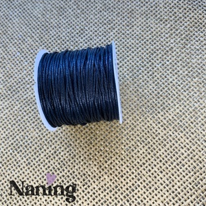 20méter viaszolt zsinór � 1mm � fekete (30ft/m), Kellékek & szerszámok, Rövidáru, Fonal, cérna, Viaszolt szál, , MESKA