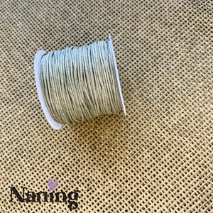 20méter viaszolt zsinór � 1mm � natúr (30ft/m), Kellékek & szerszámok, Rövidáru, Fonal, cérna, Viaszolt szál, , MESKA