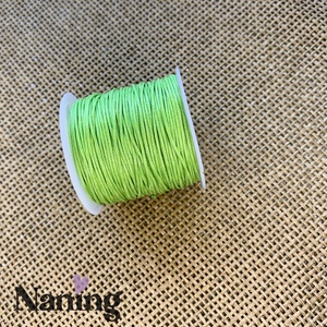 20méter viaszolt zsinór � 1mm � pisztácia (30ft/m), Kellékek & szerszámok, Rövidáru, Fonal, cérna, Viaszolt szál, , MESKA