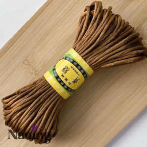 5 méter szatén selyemzsinór - aranybarna - 2mm  (60ft/m) - kellékek & szerszámok - rövidáru - fonal, cérna - kevert fonal - Meska.hu