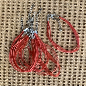 10 db organza karkötő alap, lánchosszabbítóval   (30ft/db), Kellékek & szerszámok, Ékszerkellék, Karkötő alap, Ékszerkészítés, MESKA