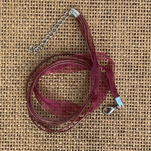 10 db organza nyaklánc alap, lánchosszabbítóval   (90ft/db), Kellékek & szerszámok, Ékszerkellék, Nyaklánc alap, Ékszerkészítés, MESKA