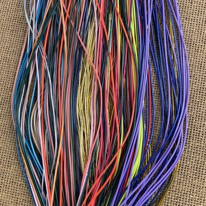 10db viaszolt poliészter nyaklánc alap, lánchosszabbítóval   (90ft/db) - Meska.hu