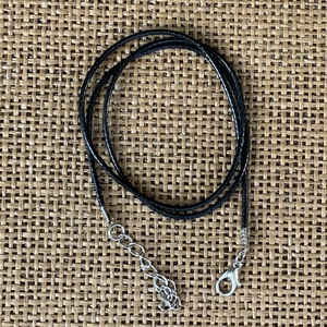 10db viaszolt poliészter nyaklánc alap, lánchosszabbítóval   (90ft/db) - kellékek & szerszámok - ékszerkellék - nyaklánc alap - Meska.hu