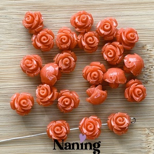 10db műgyanta rózsa � 12mm - (40ft/db) - Meska.hu