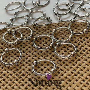 4 db gyöngykeret - távtartó - gyöngytartó - 13mm � antik ezüst  (70ft/db) - kellékek & szerszámok - gyöngyfűzés kellékek - fém köztesek - Meska.hu