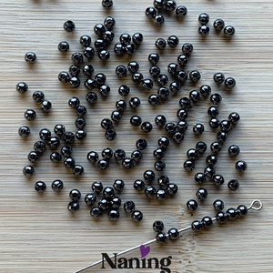 200db gömb köztes/összekötőelem - 4mm (2ft/db) - kellékek & szerszámok - gyöngyfűzés kellékek - fém köztesek - Meska.hu