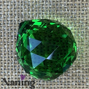 Csiszolt üvegkristály szivárványkristály � napfogó � 40mm  - kellékek & szerszámok - gyöngyfűzés kellékek - üveggyöngy - Meska.hu