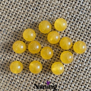 10db festett jáde, ásványgyöngy - 10mm (35ft/db) - kellékek & szerszámok - ásvány alapanyag - ásványfüzér - Meska.hu