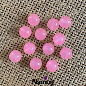 10db festett jáde, ásványgyöngy - 10mm (35ft/db) - kellékek & szerszámok - ásvány alapanyag - ásványfüzér - Meska.hu