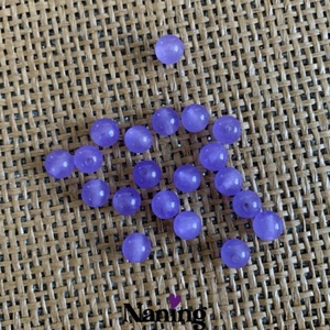 20db festett jáde, ásványgyöngy - 6mm (20ft/db), Kellékek & szerszámok, Ásvány alapanyag, Ásványfüzér, , MESKA