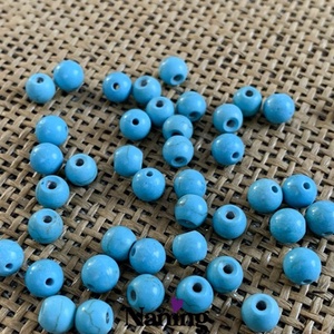 50db türkinit, ásványgyöngy - 3 szín- 6mm (10ft/db) - Meska.hu