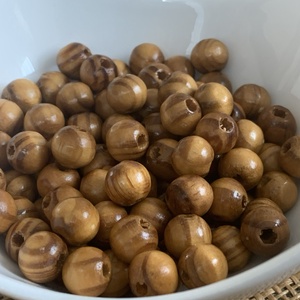 100db lakkozott fagyöngy - 10mm (6ft/db), Kellékek & szerszámok, Gyöngyfűzés kellékek, Fa gyöngy, , MESKA