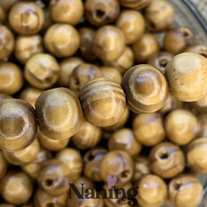 100db lakkozott fagyöngy - 10mm (6ft/db) - kellékek & szerszámok - gyöngyfűzés kellékek - fa gyöngy - Meska.hu