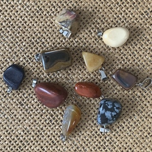 10db ásvány medál (80ft/db) - kellékek & szerszámok - ékszerkellék - medál csomag - Meska.hu