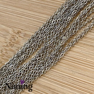 2 méter rozsdamentes acél � ékszerlánc - szemek mérete: 1x1,5mm  (400ft/m) - kellékek & szerszámok - ékszerkellék - ékszerlánc - Meska.hu