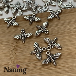 5 db charm - medál - méhecske/gomba/madárka/kagyló  (60ft/db) - Meska.hu