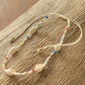 BOKALÁNC - 2db - csigás/gyöngyös - csúszócsomós - állítható méret  (500ft/db), Ékszer, Lábdísz és Testékszer, Bokalánc, Csomózás, Ékszerkészítés, MESKA