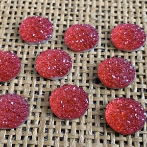 10 db druzy - műgyanta kaboson (40ft/db) - Meska.hu