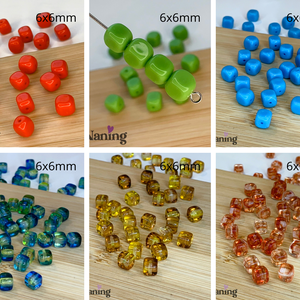 20db PRECIOSA - cseh üveggyöngy - cube(kocka) - (30ft/db), Kellékek & szerszámok, Gyöngyfűzés kellékek, Preciosa kristály, , MESKA