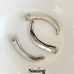 3db fém fog - ékszerdísz - 30mm  (150ft/db), Ékszer, Nyaklánc, Medál, , MESKA