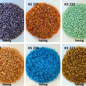 50 gramm kásagyöngy - 3mm  (50ft/10gramm) - kellékek & szerszámok - gyöngyfűzés kellékek - kásagyöngy - Meska.hu