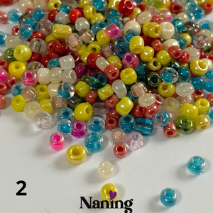 50gramm kásagyöngy mix  (50ft/10gramm) - kellékek & szerszámok - gyöngyfűzés kellékek - kásagyöngy - Meska.hu