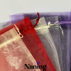 10db - ORGANZA - ajándéktasak/ékszertasak - 12x18cm. (90ft/db) - Meska.hu