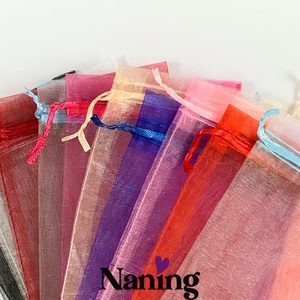 10db - ORGANZA - ajándéktasak/ékszertasak - 10x15cm. (80ft/db) - Meska.hu