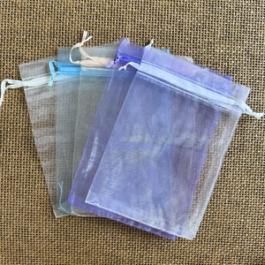 10db - ORGANZA - ajándéktasak/ékszertasak - 10x14cm (80ft/db) - Meska.hu