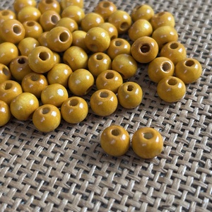 50db fényes  - lakkozott fagyöngy - 8mm (10ft/db) - kellékek & szerszámok - gyöngyfűzés kellékek - fa gyöngy - Meska.hu