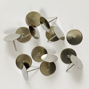 10 pár/20db ROZSDAMENTES acél - orvosi fém - fülbevaló alap - 12mm  (100ft/pár) - Meska.hu