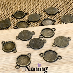 5db KABOSON alap/medálalap - összekötőelem - 15mm  (80ft/db) - kellékek & szerszámok - gyöngyfűzés kellékek - fém köztesek - Meska.hu