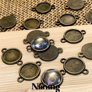 5db KABOSON alap/medálalap - összekötőelem - 15mm  (80ft/db) - kellékek & szerszámok - gyöngyfűzés kellékek - fém köztesek - Meska.hu