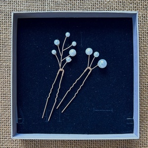 ESKÜVŐI - gyöngyös hajtű - 2db-os, Esküvő, Hajdísz, Hajtű, , MESKA