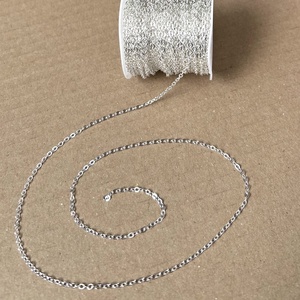 5m ezüst színű ékszerlánc - Meska.hu