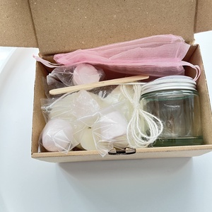 DIY Szójagyertya öntő alapanyag egységcsomag BIO illóolajokkal és rózsakvarccal - diy (csináld magad) - egységcsomag - Meska.hu